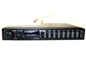 SoundXtreme angled top showing all seven bands and fader for quick adjustments