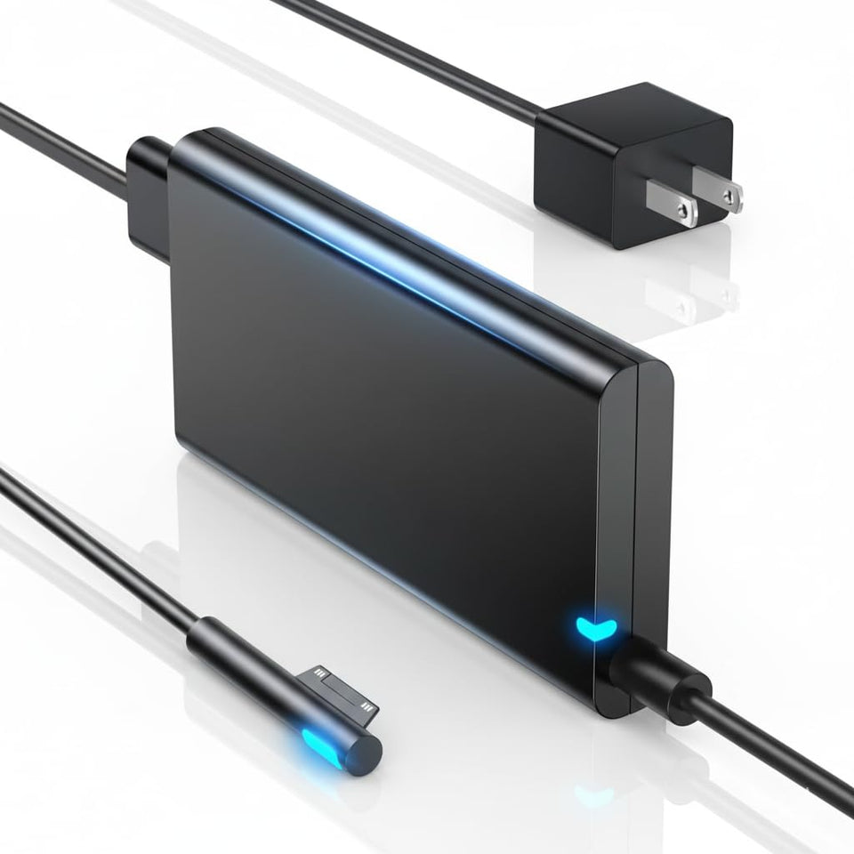 SOURNOVA Surface Pro Charger compact design boosts portability for travel and on-the-go use.