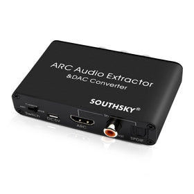 Southsky 192kHz DAC ARC to SPDIF: high-fidelity TV audio extraction.
