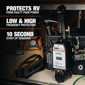 Southwire 50A Wireless Surge Guard compact design for travel