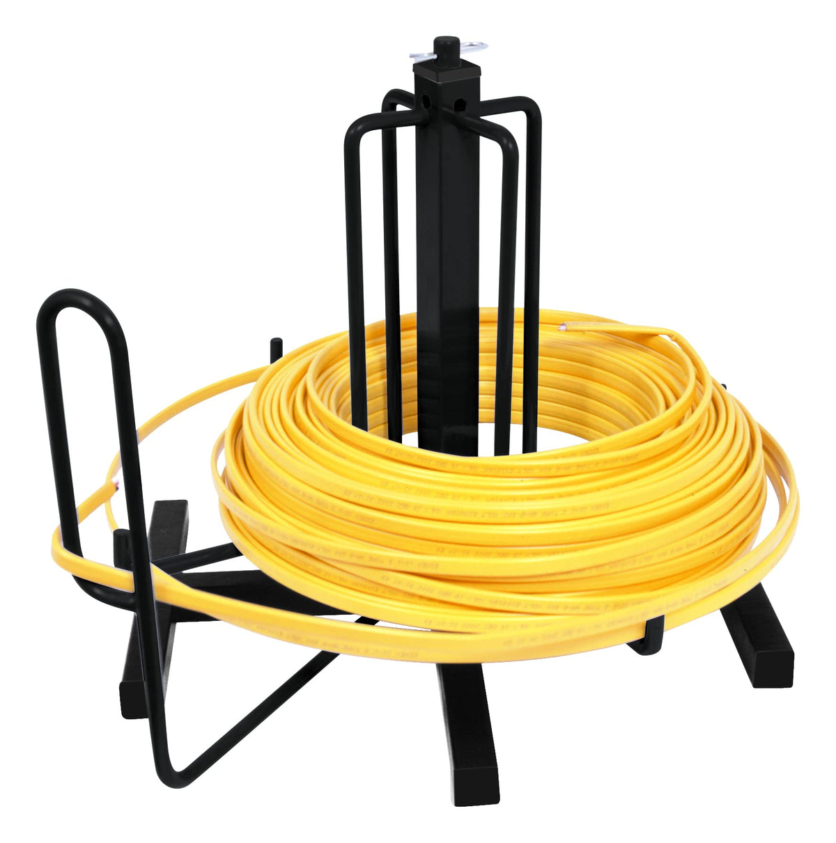 Southwire MH8110 floor-mount base for stable cable dispensing.