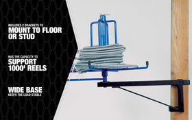 Southwire MH8110 swivel eyelet prevents tangles during payout.
