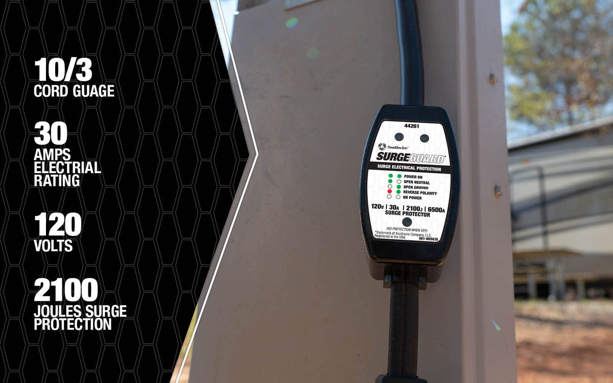 Southwire pedestal circuit-analysis verifies wiring compatibility before connecting your RV.