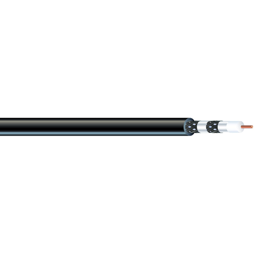 Southwire RG6 quad shield CATV coax with 100 ft coil for HD TV and broadband