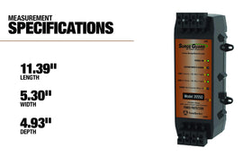 Southwire Surge Guard 35550 provides 3850 joules of surge protection for RV systems.