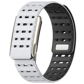 Spapoy Magnetic Sport Band for Whoop 5.0 One closeup showing secure fit for workouts