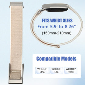 Spapoy Whoop 5.0 band being adjusted for a personalized fit