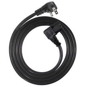 SPARKING 90-degree power cord for tight spaces with NEMA 5-15P and C13