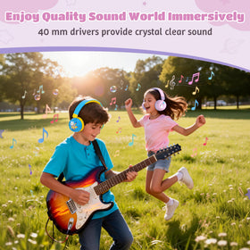 Sparks Plus Kids Headphones long battery life up to 60 hours