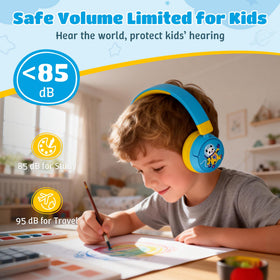 Sparks Plus headphones with volume limit 85/95dB designed for safe listening