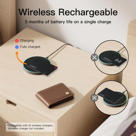 SparkShoots IP68-rated waterproof wallet tracker stands up to spills and rain.