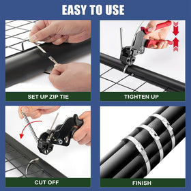 SparkSway tool cutting tie demonstrating clean flush cut benefit