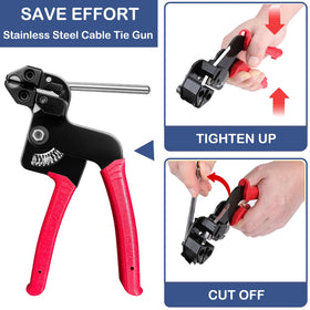 SparkSway tensioning gun detail illustrating ergonomic grip and control