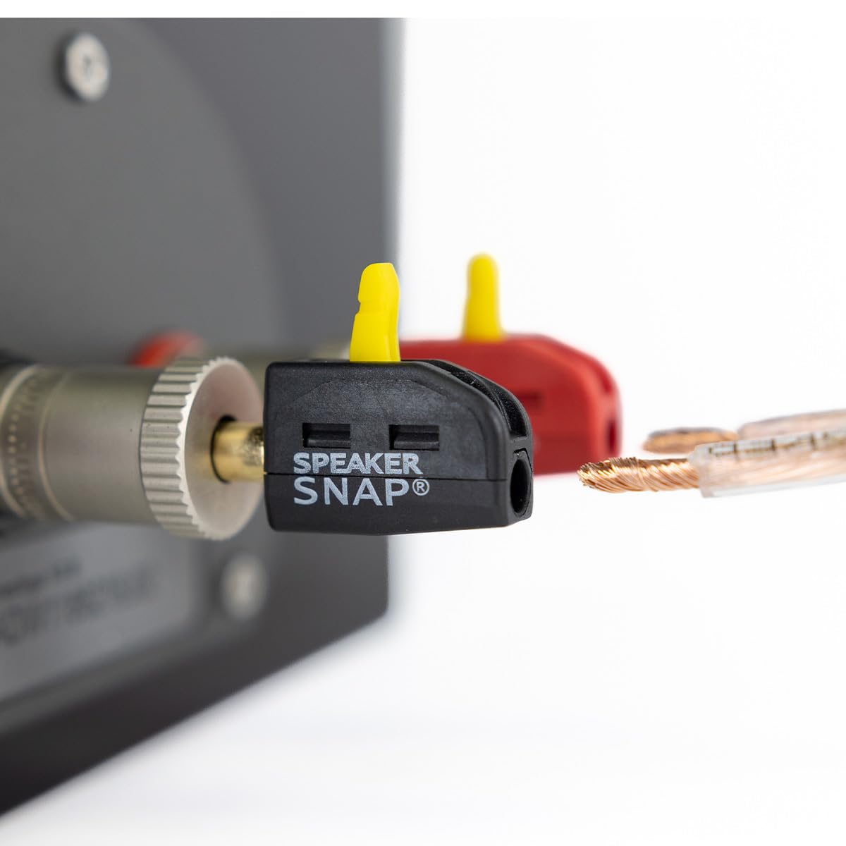 Speaker Snap gold-plated banana plug used in home theater wiring