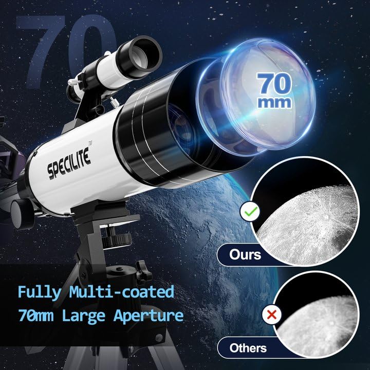 SPECILITE 400 mm refractor offers enhanced light collection for distant night objects