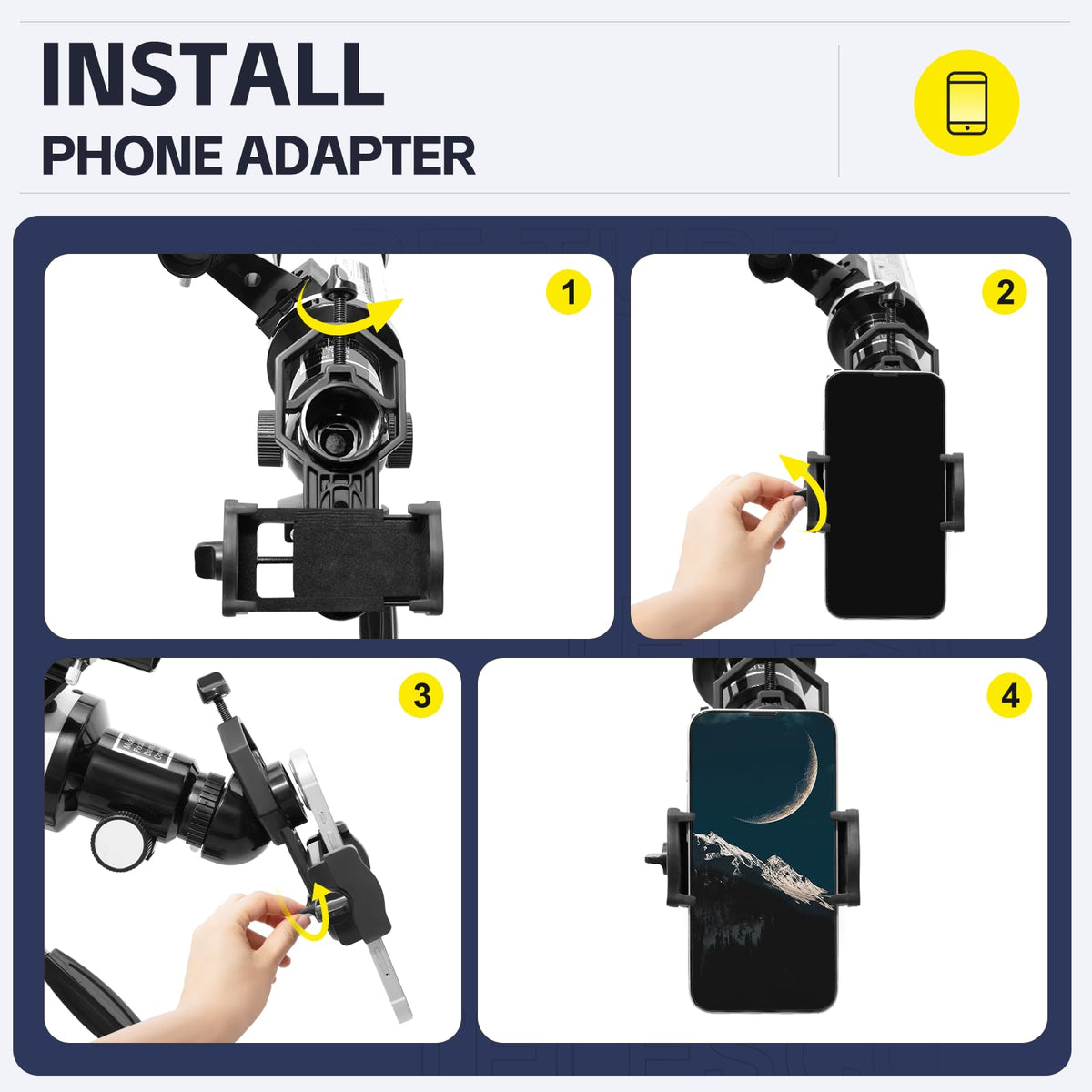SPECILITE phone adapter lets you capture moments during observation
