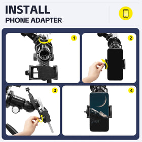 SPECILITE phone adapter lets you capture moments during observation