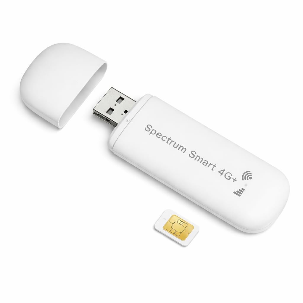 Spectrum Smart front view showing compact hotspot and its WiFi benefit