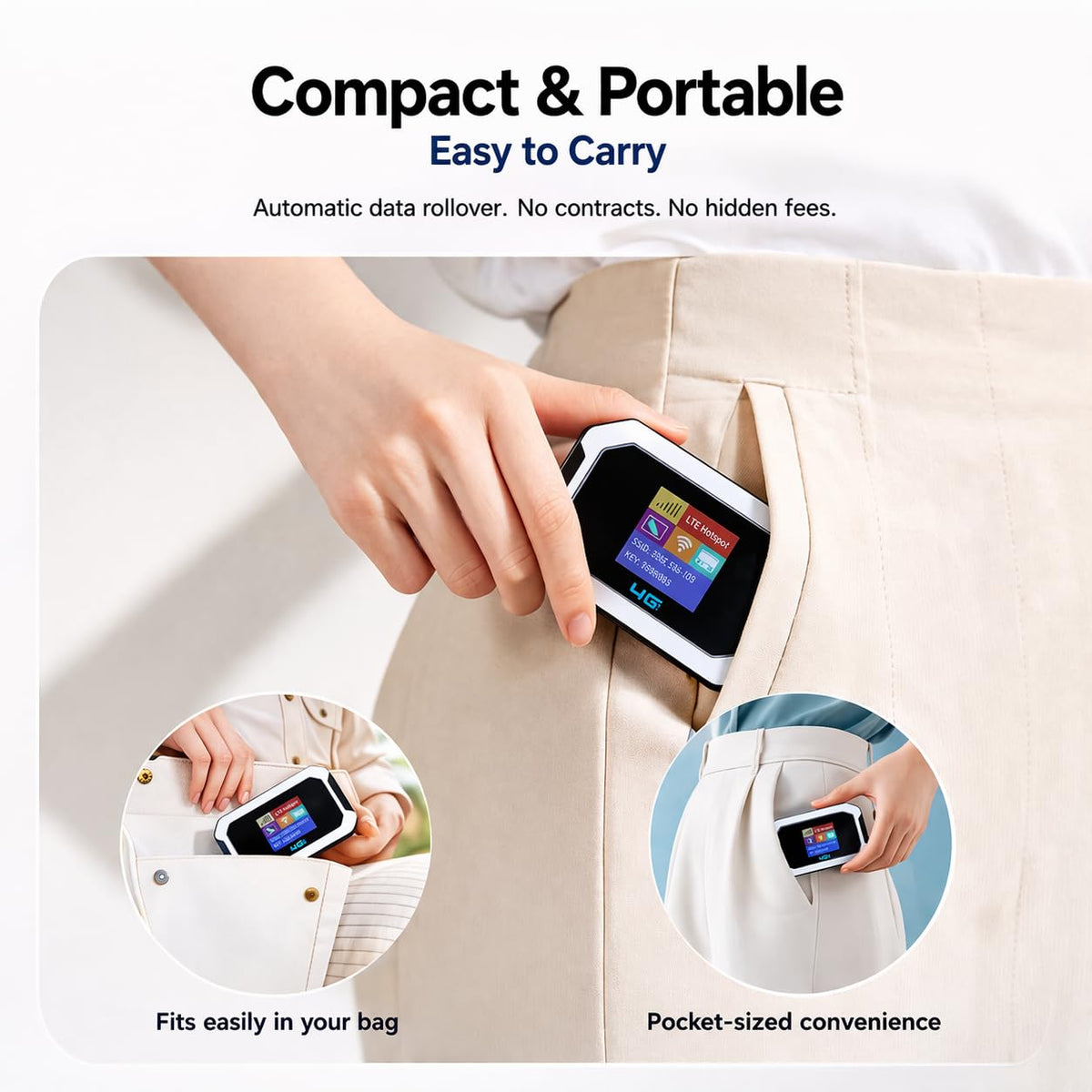 Spectrum Smart Olax4G hotspot battery 3000mAh lasts hours on trips