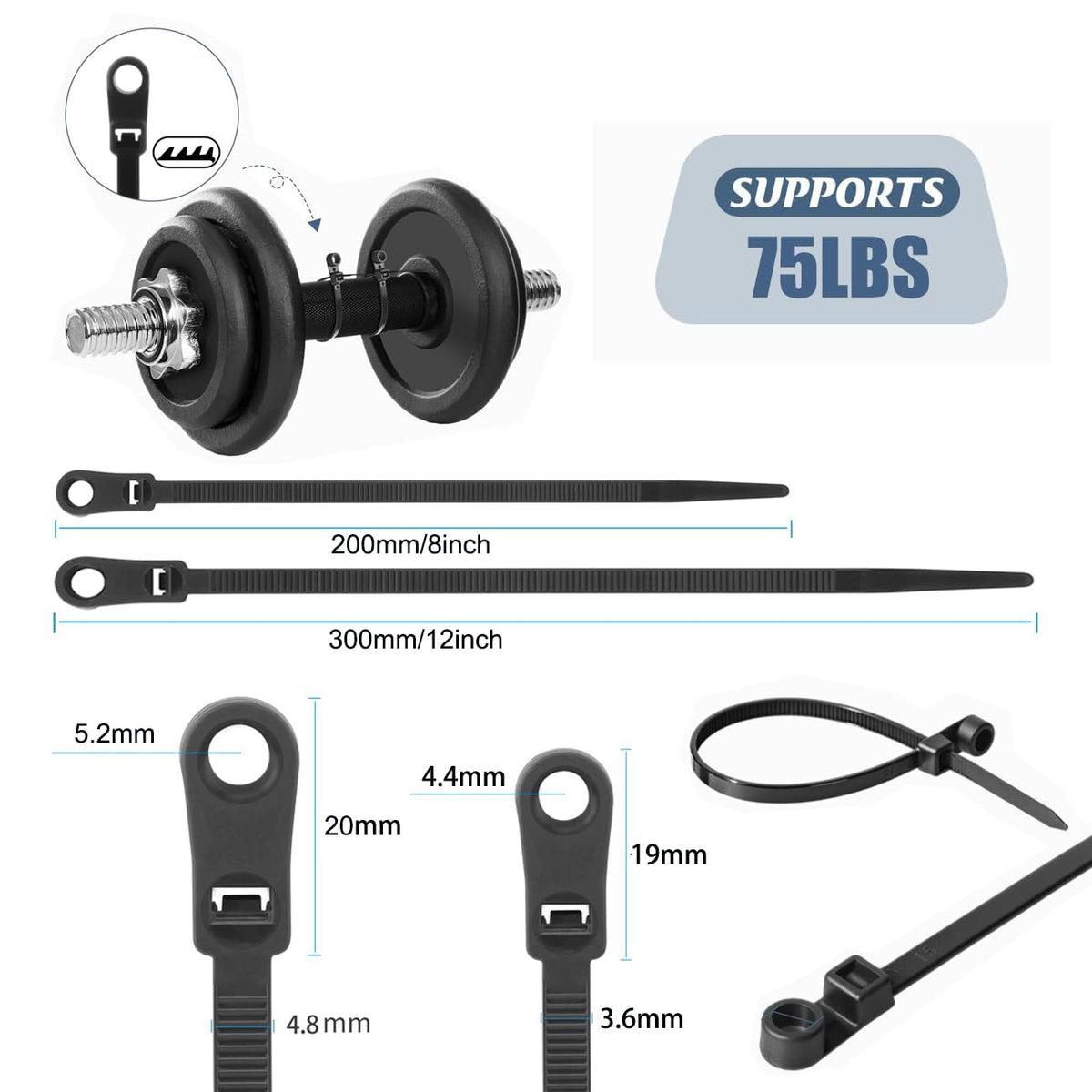SPEDPAI close-up of mountable head and screw hole highlighting secure anchoring