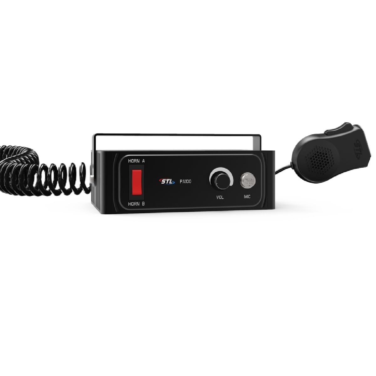 SpeedTech Lights PA 100W front panel view for clear on-site announcements.