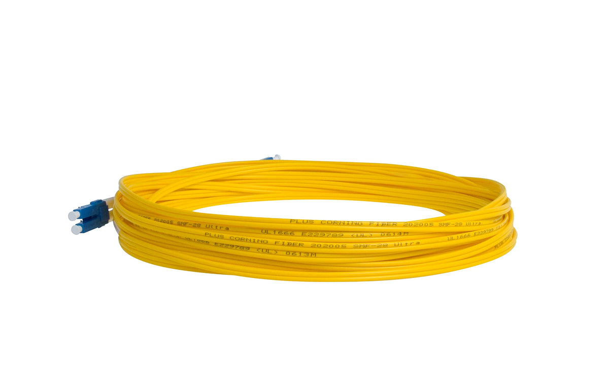 SpeedyFiberTX heat-shrink color coding detail showing easy channel identification benefit