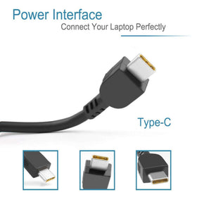 Speott 45W USB-C charger compatibility list highlights Lenovo and Chromebooks support.