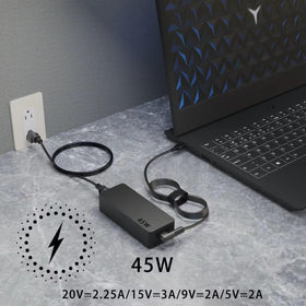 Speott packaging includes charger and accessories for travelers.