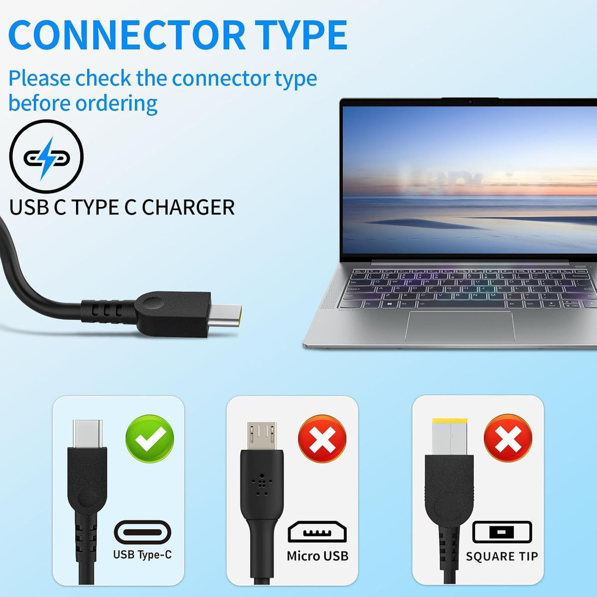 Speott 100W charger powers slim laptops efficiently between meetings.