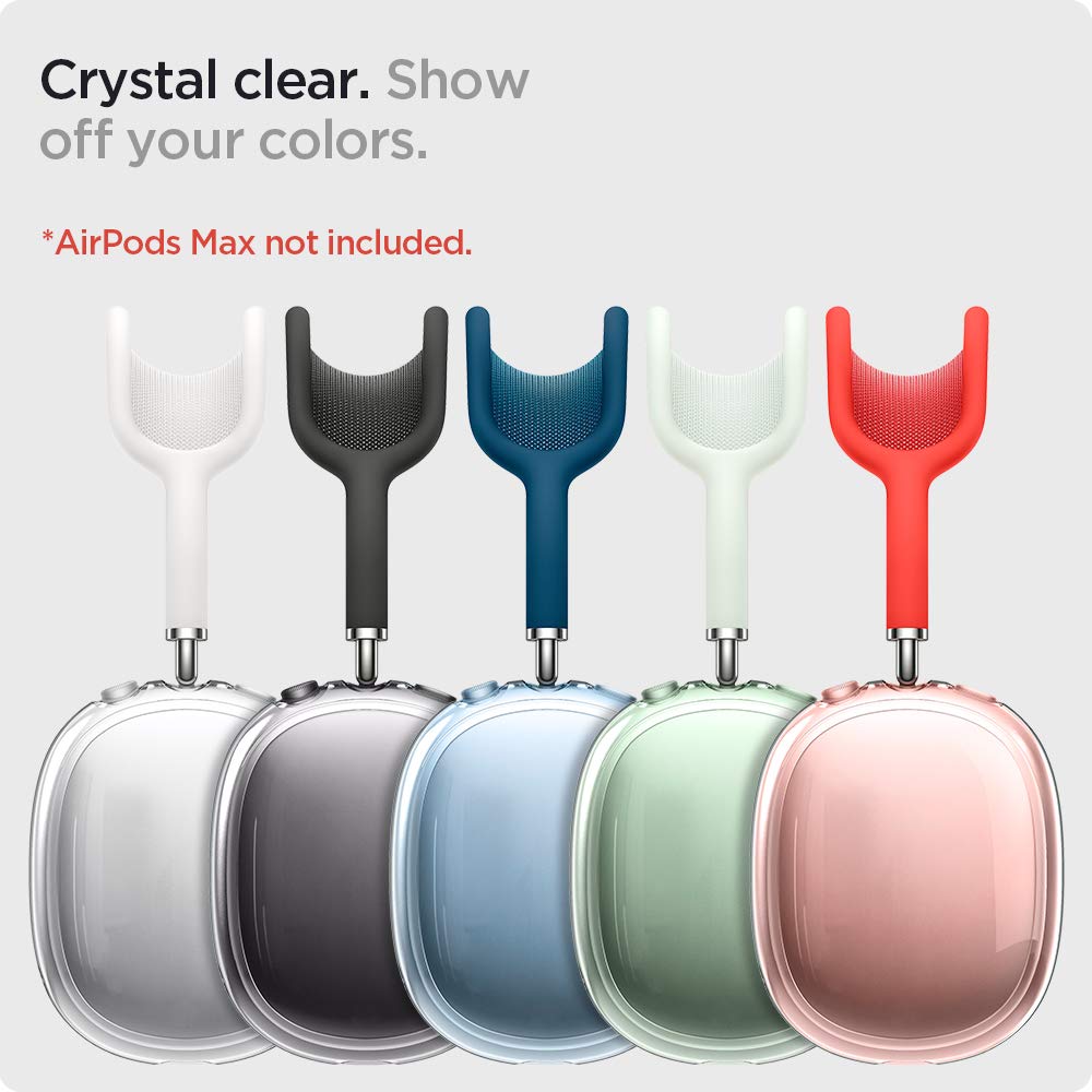 Spigen AirPods Max Case Digital Crown Cutouts provide easy access to controls.