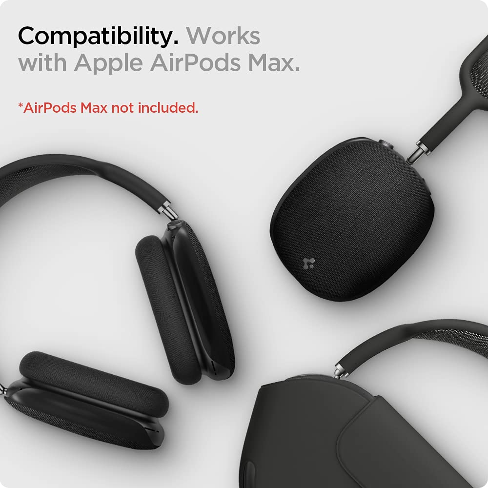 Close-up of premium nylon texture on AirPods Max ear cup.