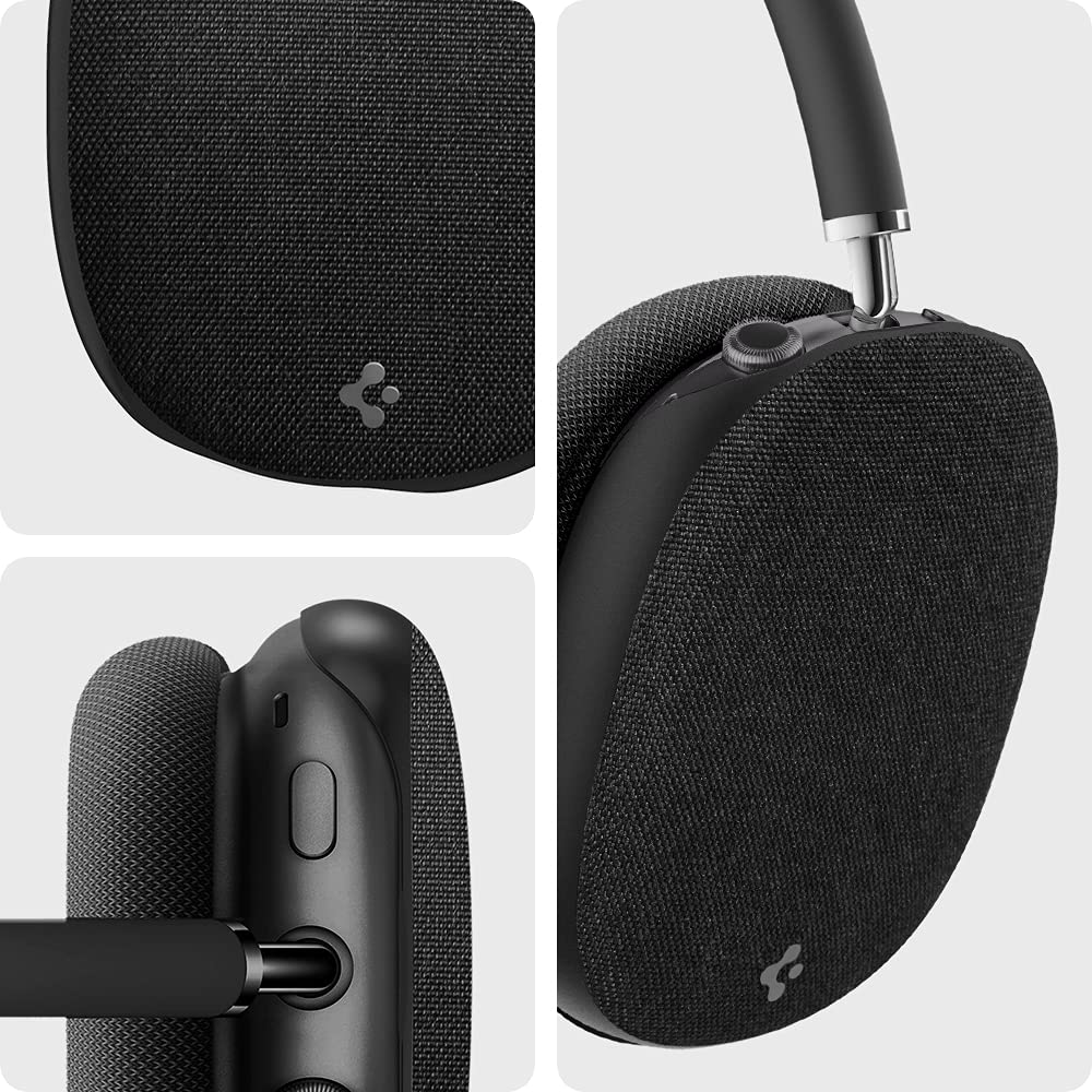 Snap-on design shown for quick AirPods Max setup.