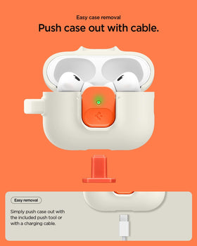 Spigen AirPods Pro 3 Case clip-ready design for bags or belts
