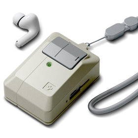 Spigen AirPods Pro 3 Case with classic mouse design for stylish, secure protection.