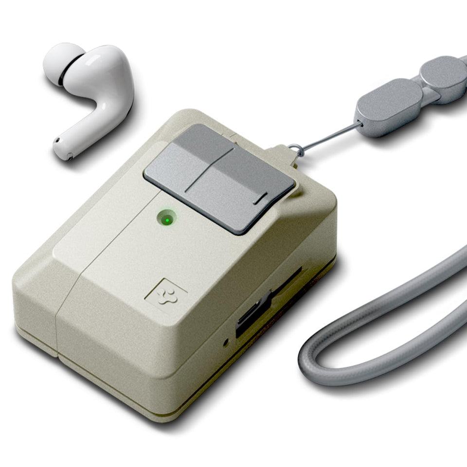 Spigen AirPods Pro 3 Case with classic mouse design for stylish, secure protection.