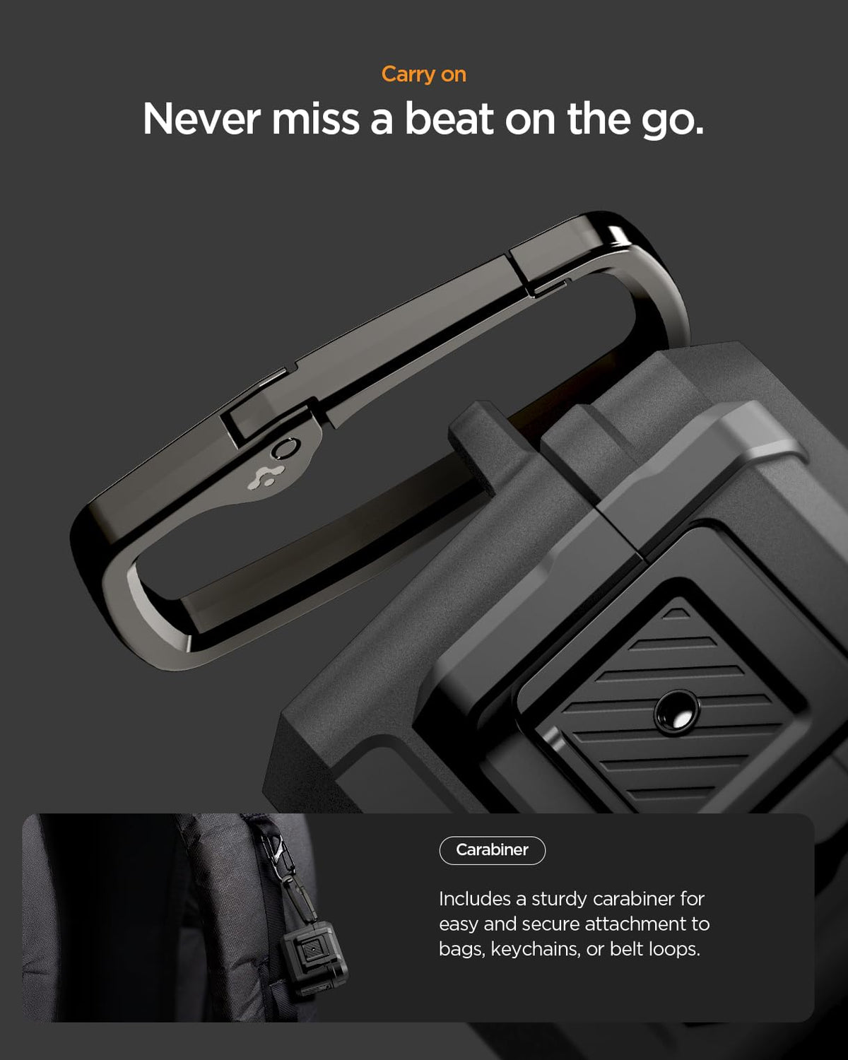 Spigen AirPods Pro 3 Case compatible with 2025 model