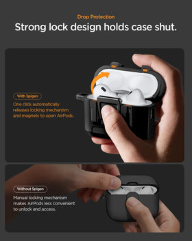 Spigen AirPods Pro 3 Case includes double-sided tape for precise fit