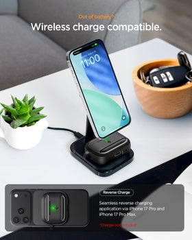 Spigen AirPods Pro 3 Case includes double-sided tape for a snug, precise fit