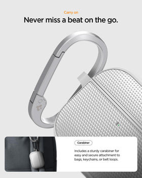 Spigen AirPods Pro 3 case compatible with the 2025 model for snug fit.