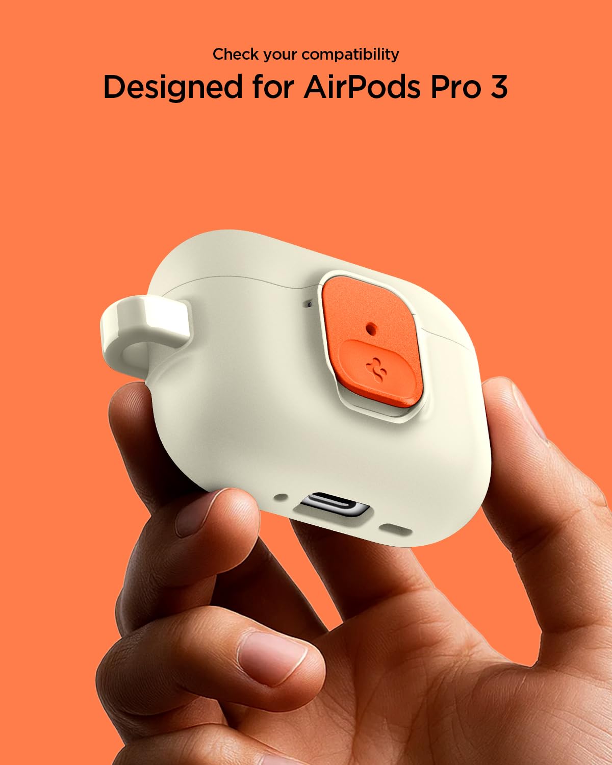 Spigen AirPods Pro 3 Case hybrid PC+TPU protection for everyday bumps
