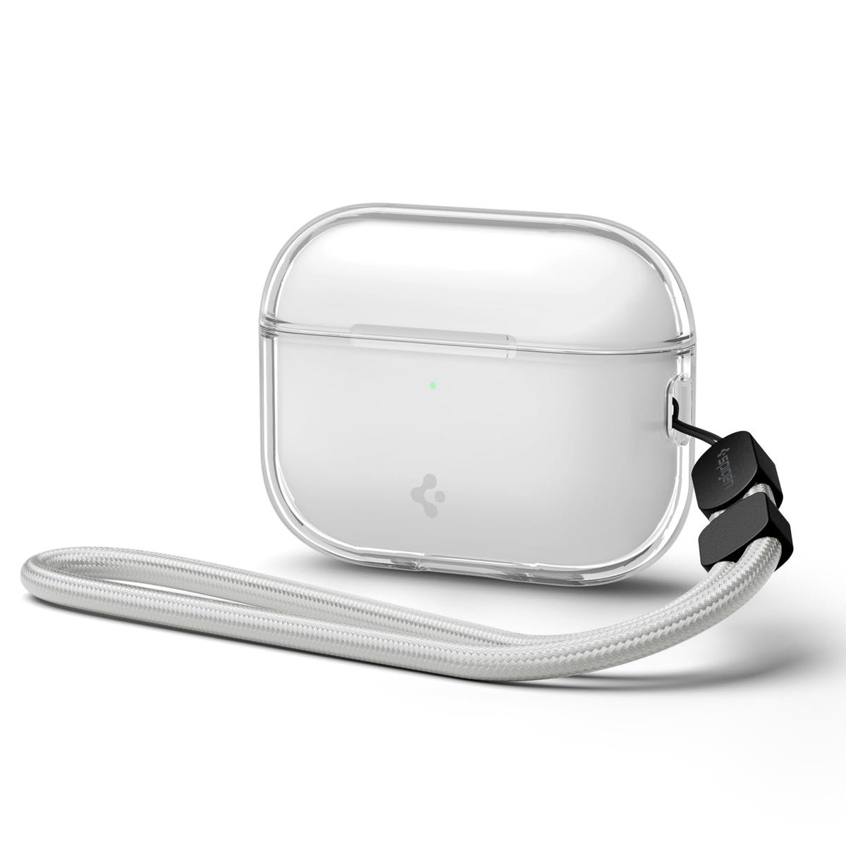 Spigen AirPods Pro 3 Case Liquid Crystal—front view for crystal-clear protection.