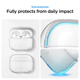Spigen AirPods Pro 3 Case Liquid Crystal—open ports for full access.