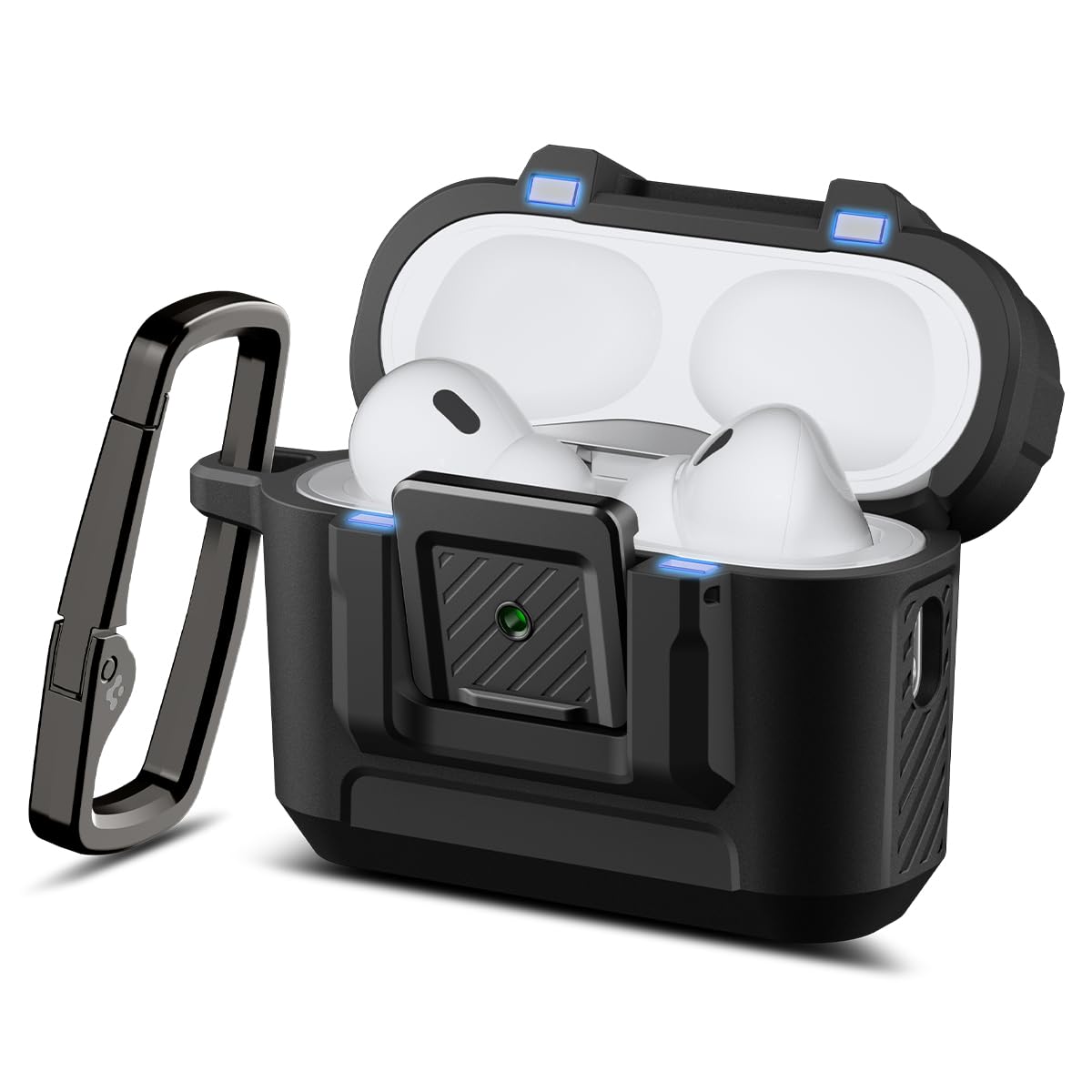 Spigen AirPods Pro 3 Case with Lock Clip for secure daily protection