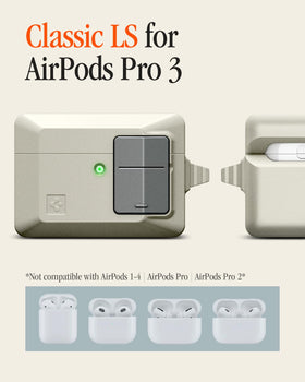 Spigen lock-clip on AirPods Pro 3 Case provides tactile, fall-prevention action.