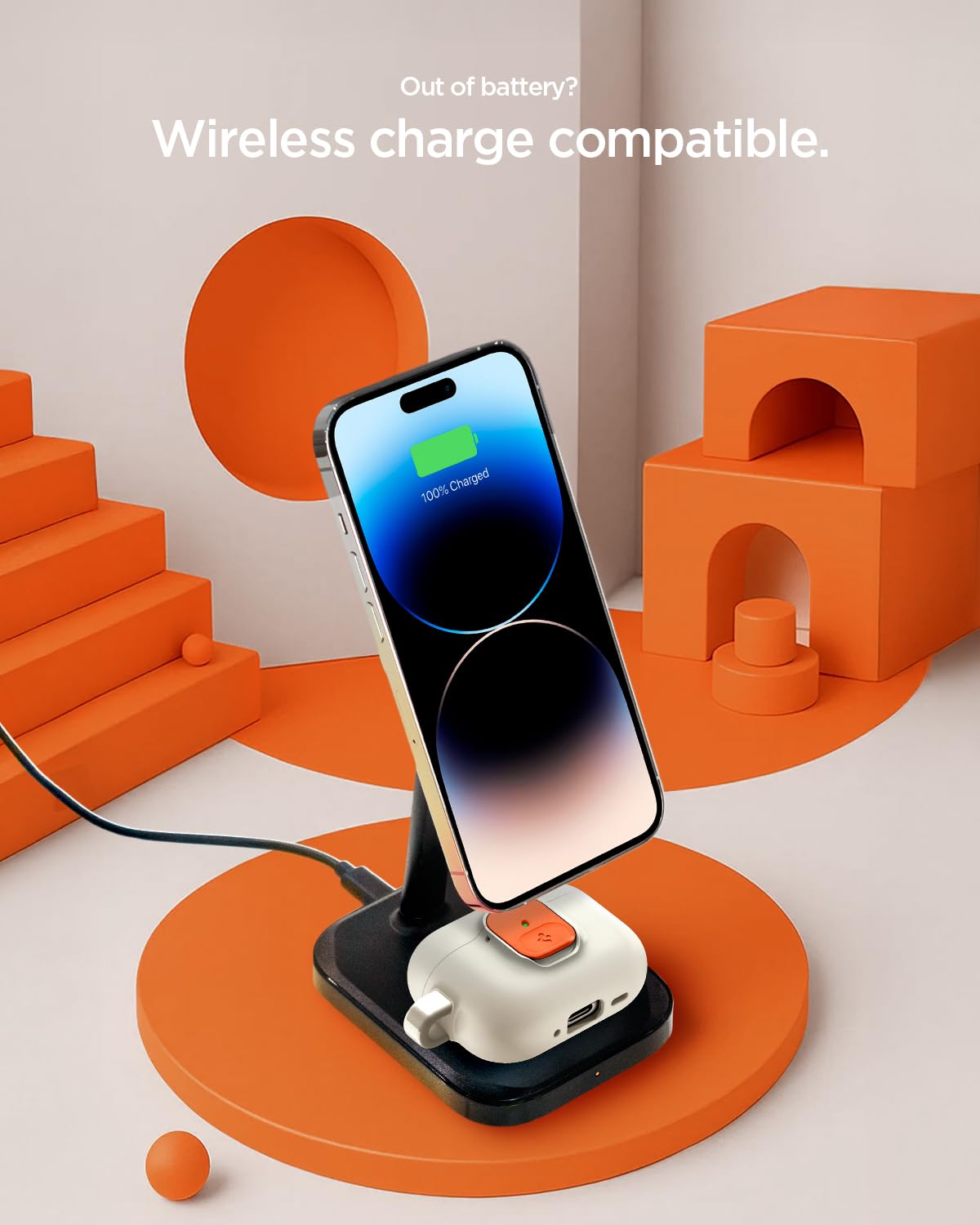 Spigen AirPods Pro 3 Case slim profile stays unobtrusive in pockets