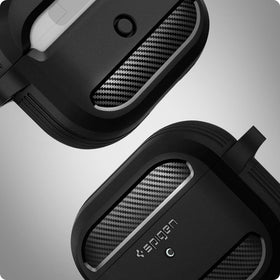 Spigen AirPods 3 case with keychain attachment for easy portability