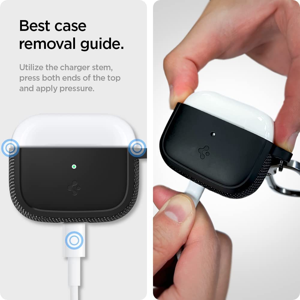 Spigen AirPods 3 case matte finish resists fingerprints