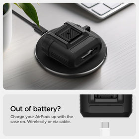 Spigen AirPods 4 Case wireless charging access without removing the case