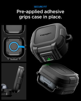 Spigen image of charging port and LED cutouts ensuring full functionality access