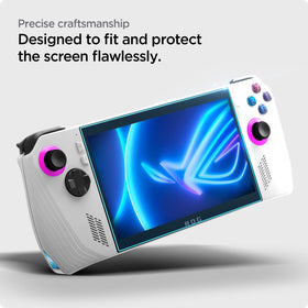 Spigen GlasTR EZ FIT with oleophobic coating reduces fingerprints during gameplay.